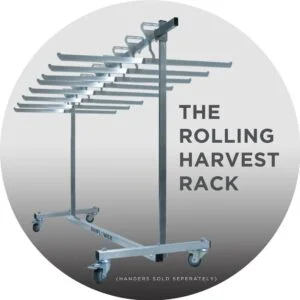 Rolling Harv est Rack - Cannabis Drying Equipment